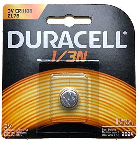 Duracell Photo DL CR1/3N 2L76 Batterie au lithium 3 V Remplace Duracell DL-1/3N, 3N, Ray-O-Vac 867, 2L76, Energizer 2L76BP, 2L76-BP, CR1108, IEC CR11108, CR1-3N, DL1-3N, Comp 15, Duracell DL1/3N 3N,