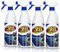 Sisbrill 361 Tout Usage Voiture, Nettoyant intérieur et extérieur - Sièges en Cuir et Tissu, Plastiques, Tableau de Bord, moustiques -Pack 4