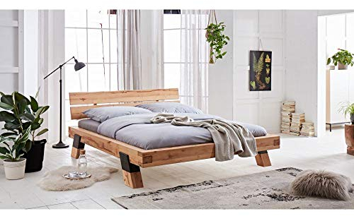 roominado Futonliege Doppelbett Bett Jasmin Rustic-Buche massiv geölt 180x200cm NEU/OVP