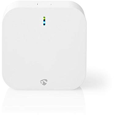 Nedis Smartlife Wi-Fi Zigbee 3.0 Gateway - Netzteil - 50 Geräte - Geringer Stromverbrauch - Drahtlose Verbindung - Integriert in die Nedis SmartLife App - Kompatibel mit Amazon Alexa & Google Home