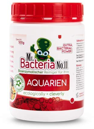 Mr.Bacteria No.11 Bioenzymatischer Reiniger für Ihre AQUARIEN (Aquarium bakterienstarter, Aquarium bakterien) 500g - 1 Stück