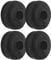 GEEKRIA 2 paia di cuffie in maglia per auricolari, lavabili ed elastici, protezioni per auricolari per cuffie over-ear auricolari, copertura per il sudore adatta per cuffie da 8 a 11 cm (M/nero)