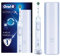 Oral-B Genius X Electric Toothbrush with Artificial Intelligence, App Connected Handle, 1 Toothbrush Head & Travel Case, 6 Mode Display with Teeth Whitening, 2 Pin UK Plug, White