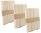 Lollipop-Stäbchen, DOITEM 150 Stück Holz-Bastelstäbchen, Lolly-Stäbchen für Zuhause, Schule, Basteln, Eis am Stiel, ideal für Kunstunterricht, Kunstbedarf