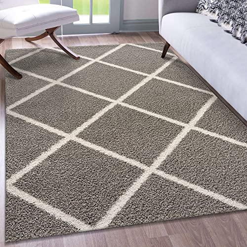 Impression Teppich Weicher Flächenteppich, Luxus Muster Teppich, Hochwertiger Schlafzimmerteppich, Wohnzimmerteppich, Küche - Grau, Größe:200x290 cm
