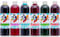 Sirop party set 6 x 250ml pour slush, boissons | Faites votre propre glace glacée | Concentré pour machine à granité 1:5, aucun ajout de sucre nécessaire (6 x 250 ml de granité set 2)