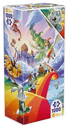 Iello | Puzzle Twist: Bunny Kingdom in the Sky - (1,000 Pieces) | Jigsaw Puzzle | Ages 14+ | 1+ Players