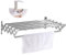 BIKKIA Tendedero De Ropa Retráctil Plegable Tendedero Secador Montado En La Pared Toallero De Baño Ganchos Línea De Paño Lavado Tendedero Extensible Acero Inoxidable (Size : 60cm)
