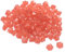 sourcing map 100 piedras brillantes de 10 a 15 mm, decoración en la oscuridad, piedras luminosas, decoración de bricolaje, decoración roja decorativa para jardín, planta en maceta, pecera