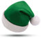 KONVINIT Weihnachtsmütze Gestrickt Nikolausmütze Erwachsene Grüne Elf Mütze Warme Santa Mütze Elastische Santa Clause Mütze für Kinder-ab 7 Jahren,green
