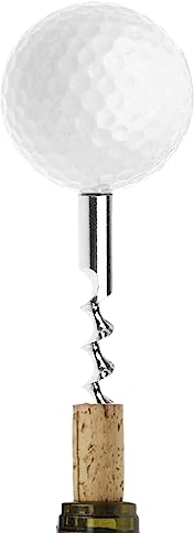 Décapsuleur avec Golf | Ouvre-Bouteille en Forme Golf pour Le Retrait Manuel du Bouchon vin,420 Tire-Bouchon en Acier Inoxydable décapsuleur vin Tire-Bouchon