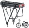 Pedelec Battery 36 V -18AH E-Bike Battery 250 W/350 W/500 W /550W Pannier Rack Ebike Battery with Pannier Rack for 24/26/28 Inch V-Brake Rear Wheel Bike Mifa, Aldi, Prophete, Rex