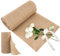 Chemin de Table en Toile de Jute Naturel 30cmx10M - Ruban Décoratif Doré pour Table - Rouleau de Jute pour Décoration