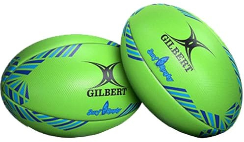 Gilbert Rugbyball, Strand, Surf, Grün, Größe 5