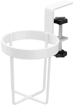Desk Cup Holder - Desktop Clamp Drink Holder, Portable Clamp-On Cup Holder | Portable Office Desk Cup Holder with Anti-Spill Clamp Design, Anti Spill Desk Cup Holder Clamp for Coffee Mugs and Bottles