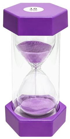 Suomiya Sanduhr, 10 Minuten Timer, Kinder Sand Timer,Anti Fall Bunte Sanduhren Eieruhren für Kitao,Bür, Haus, Klassenzimmer, Küche, Kinder Lernen