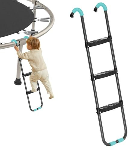 Escaliers pour trampoline - Échelle universelle pour trampoline large à 2 étapes/3 marches | pour trampoline pour enfants