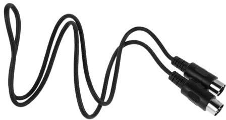 JOINPAYA Instrument Editing Line Midi Cables Midi Piano Keyboard Lines Audio Midi Cable for Guitar Keyboard Connecting Cable Professional Instrument Cables Midi Extension Cables Black Pvc