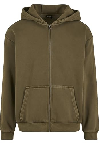 Urban Classics Vintage Heavy Zip Hoodie