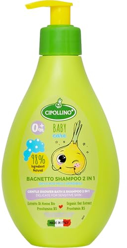 CIPOLLINO Baby Care Duschbad & Shampoo 2-in-1 Delikat Haferextrakt, Panthenol 250 ml