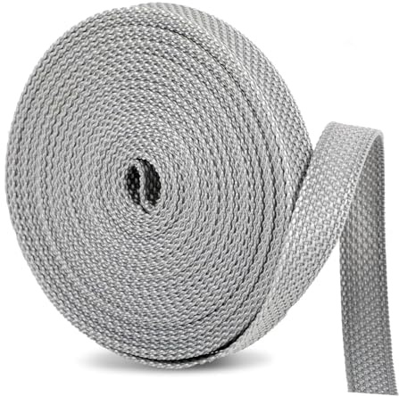 Rolladengurt 14mm Reparaturset mit Gurtwickler & 6m Nylonband | Rolladen Gurt für Jalousien & Rollläden | Rollogurt Ersatzband mit Einfacher Montage