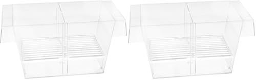 Marina schwimmender Ablaichkasten 2 in 1, für Fische, fürs Aquarium (Packung mit 2)