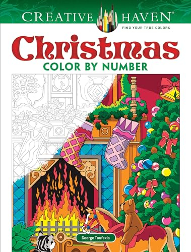 Christmas Color by Number (Creative Haven Coloring Books)