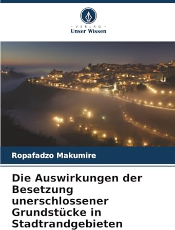 Die Auswirkungen der Besetzung unerschlossener Grundstücke in Stadtrandgebieten