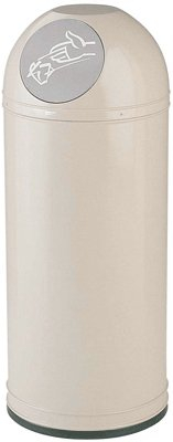 ROSSIGNOL-poubelle Grand Volume Collecnet Sans Cendrier Beige