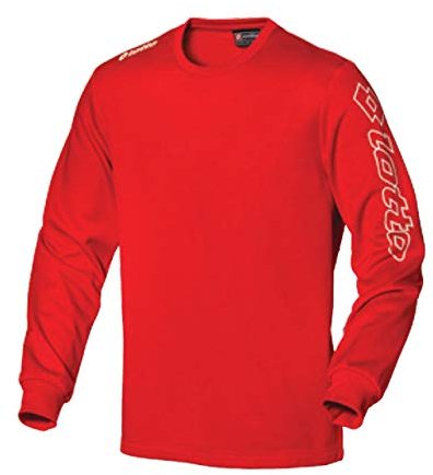 Lotto Sport Herren Langarm T-Shirt Long Sleeve Zenith, Flame, XXL