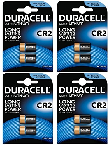 4 X Duracell Ultra Kamera-Batterien (3 V, Lithium, DLCR2), 2 Stück