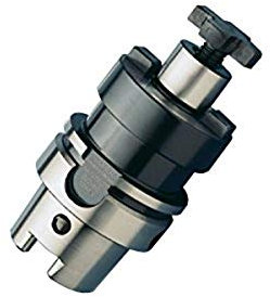 Haimer a63.050.22. KKB Adapter für Zahn fräserausätze, 22 mm Durchmesser, kurz, Version hsk-a63 mit Kühlmittel Bohrung