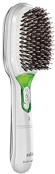 Braun Satin Hair 7 IONTEC BR750 - Cepillo de cerdas naturales con tecnología iónica para realzar el brillo del cabello