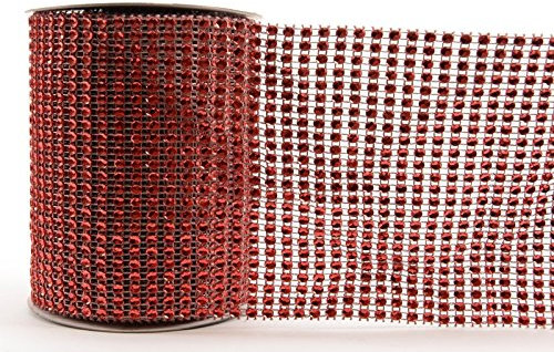 Unbekannt Band Kunststoffband Tischband Tischdeko mit Strass Weihnachten Hochzeit Geburtstag Taufe 3 m lang