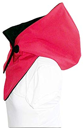 Kapuzenschal - Softshell/wasserdicht/rot-schwarz