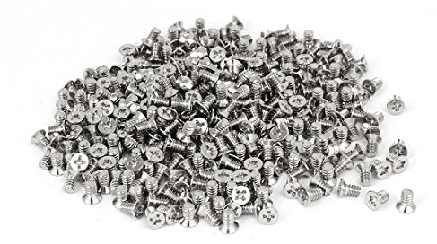 sourcing map Ordinateur PC boîte HDD disque dur 3.5 Disque dur Tête Cruciforme vis 6# -32 UNC 400pcs