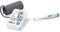 Sanitas SBM 21 Oberarm-Blutdruckmessgerät, vollautomatische Blutdruck- und Pulsmessung am Oberarm mit Arrhythmie-Erkennung + SFT 01 Digitales Fieberthermometer