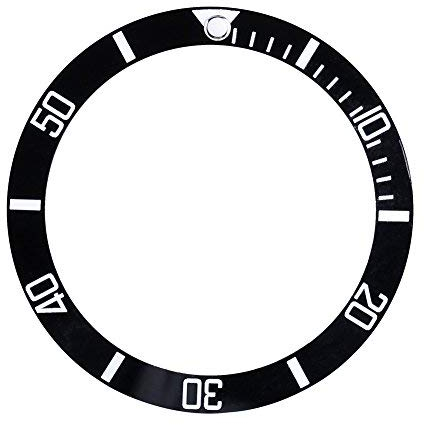 Dilwe Uhr Lünette, Armbanduhr Lünette Insert Loop Lünette Uhr Ersatzteil Modische Uhr Zubehör für Männer und Frauen (Schwarz) Werkzeuge Zubehör ansehen