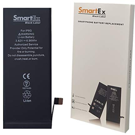 Smartex® Black Label Batteria compatibile con iPhone 8 - Capacità 1821 mAh | 2 Anni di Garanzia
