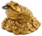 Geldkröte Feng Shui, Chinese Feng Shui Reichtum Glück Geld Frosch Münze Kröte Home Office Dekoration Gutes Glücksgeschenk 6,5 x 6 x 5 cm(Messing) Glücksfrosch Geldfrosch Feng Shui Frosch