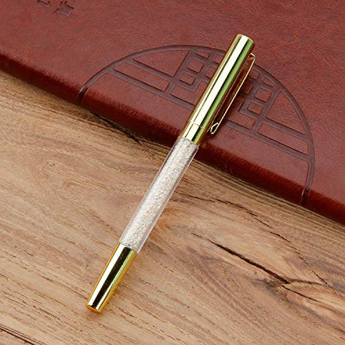 Kugelschreiber Bling Metall Kugelschreiber Kristalle Diamanten Strass Stift hübsch glänzend schwarze Tinte