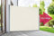 empasa Seitenmarkise Start 2.0 Sichtschutz Sonnenschutz Windschutz Markise ausziehbar für Garten, Balkon und Terrasse, mit Standfuß, Farbe:Creme, Größe:180 x 450 cm