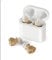 ZTBGY Personal Sound Amplifier Headphones,Mini Fashion Clear Sound Rechargeable Voice Enhancer Device Personal Audio Amplifier,with Intelligent Noise Reduction,3 Pair Soft Silicone Earplugs (Gold)