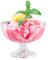 180ml Coupes à Glace en Verre Transparent Bols à Crème Glacée Bols à Dessert Motif Rayé Cadeau Anniversaire Verres à Glace Coupes à Fruits/Pudding/Apéritif pour Cuisine Maison Café Pique-Niques Fêtes