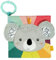 Fehn Stoffbuch Baby Koala - Baby Fühlbuch aus Stoff - Babyspielzeug Buch mit Quietsche, Rassel und Raschelpapier- Babybuch mit Befestigungsring - Stoff Buch für Babys und Kleinkinder ab 3+ Monaten