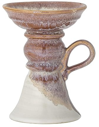 Bloomingville Soreyah Kerzenhalter, Rose, Steingut