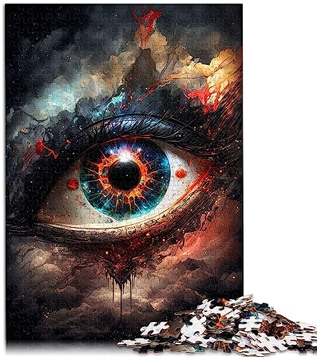 Puzzles für Interstellar Eye Puzzles für Erwachsene 1000 für Erwachsene und Kinder ab 12 Jahren Papppuzzles Tolles Geschenk für Erwachsene Größe: 26 x 38 cm