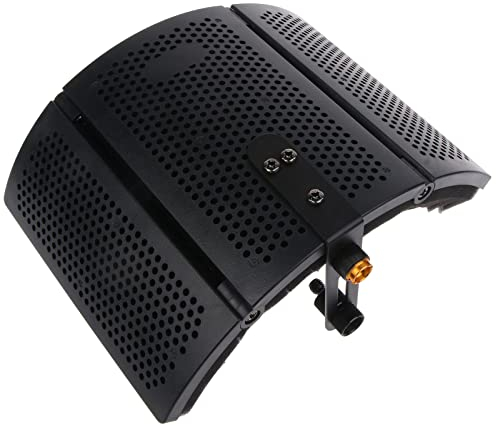 Zeizafa Mikrofon Isolation Shield Studio Recording Shield Reflexionsfilter Schaum Schalldichte Mikrofon Schild Mikrofon Isolation Schild Tischplatte