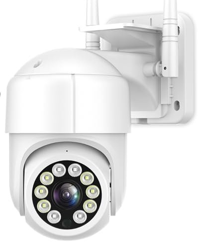 Telecamera Ip Per La Casa, Telecamera IP 4G Telecamera PTZ HD da 5 MP Telecamera esterna WIFI Wireless Telecamera di sicurezza CCTV Monitoraggio automatico Video sorveglianza P2P SIM Card Risoluzione