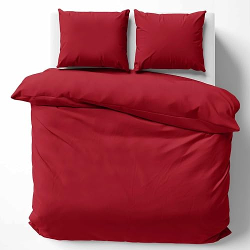 Cotton Castle Bettwäsche Bettgarnitur Bettbezug 100% Baumwolle 135x200 155x220 200x200 200x220